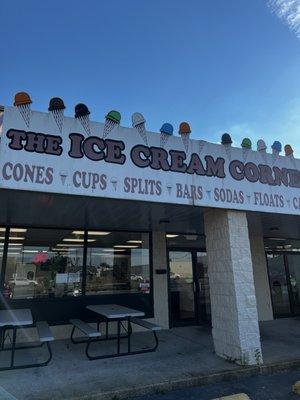 The ice cream corner