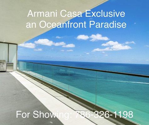 Sunny Isles Exclusive at Armani Casa.