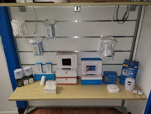 Burglar Alarms, monitored w/monthly fee and self monitored w/ NO extra fees!!