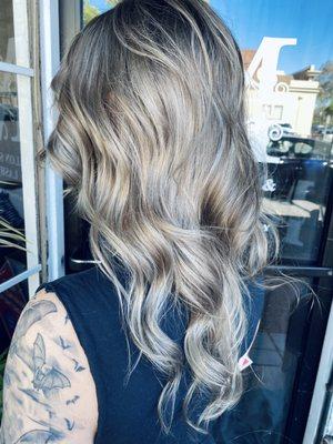 Ashy balayage by Amy