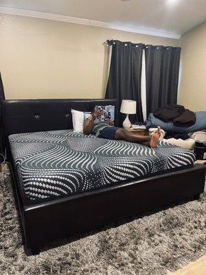 Nothing like a good book and a new mattress!