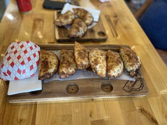 Beef and chix empanadas- order upstairs