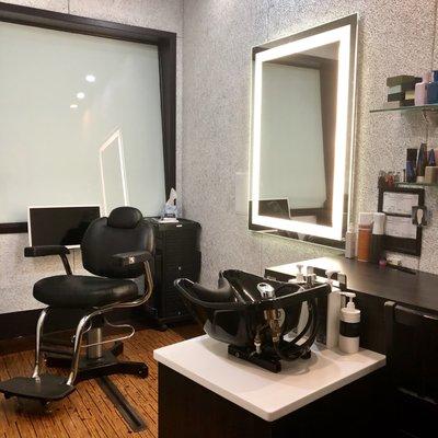 Watch a movie or TV while you get your hair done by the best!