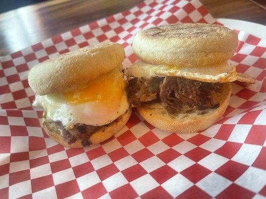 Philly cheesesteak breakfast sandwich!