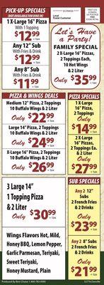 New specials