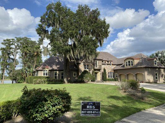 Residential tile roofing