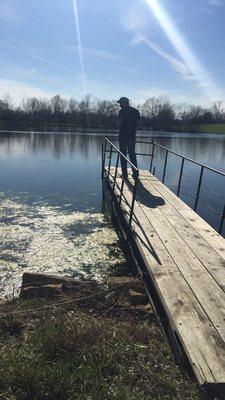 Fishing dock.