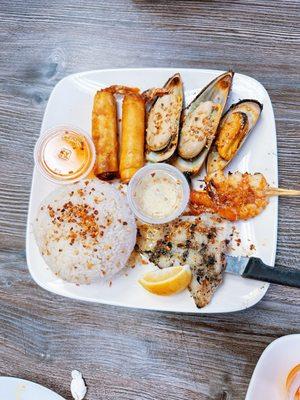 Grilled Seafood Plate