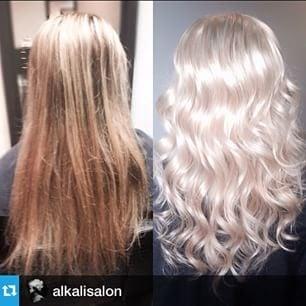 Mia Bella proudly uses Olaplex! This is an amazing product that keeps the integrity of the hair while bleaching.