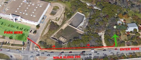 Park at Specs: 4970 W Hwy 290