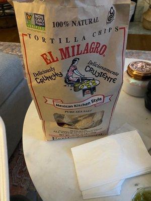 Corn tortilla chips