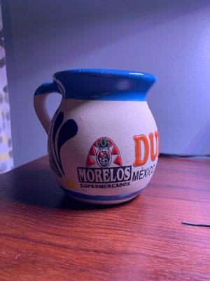 I had to get this cute mug. It was $3.99 and it came with Atole (in a takeaway cup).