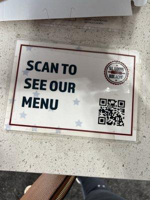 QR menu