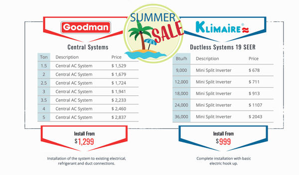 Special summer Rates