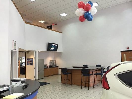 Victory Honda of Plymouth waiting area