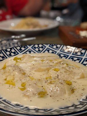 Cacio e Pepe ravioli