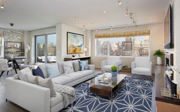 Upper Eastside Penthouse renovation completed by Streamline with a fully customized outdoor experience.