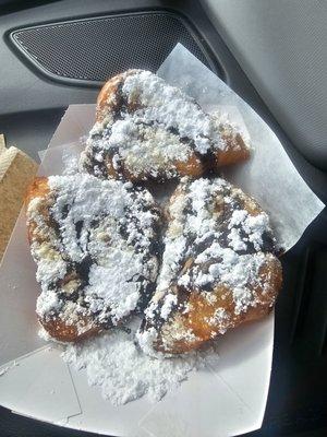 Chocolate beignets