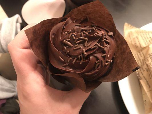 Chocolate cupcake!