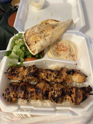 Large Chicken Shawarma Plate