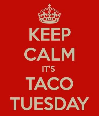 TACO TUESDAY DAILY SPECIAL TACO SALAD CHIP WITH TACO MEAT LETTUCE CHEESE OLIVES PEPPERS SOURCREAM AND SALSA.