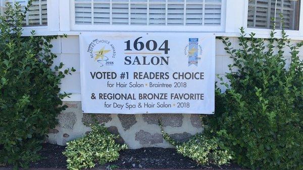 Voted #1 salon in Braintree 2018!