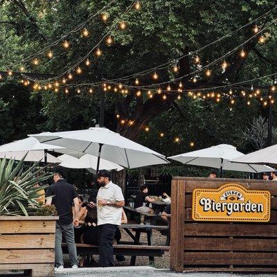 Extended patio aka the Biergarten