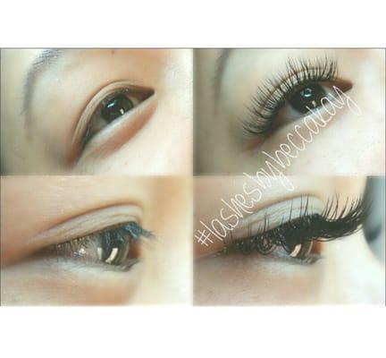 Be and after lashes.. I love them!!!