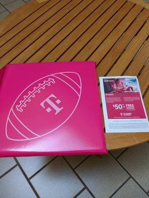 Get your free T-Mobile cushion