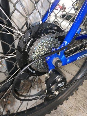 Shimano freewheel 7-speed cassette