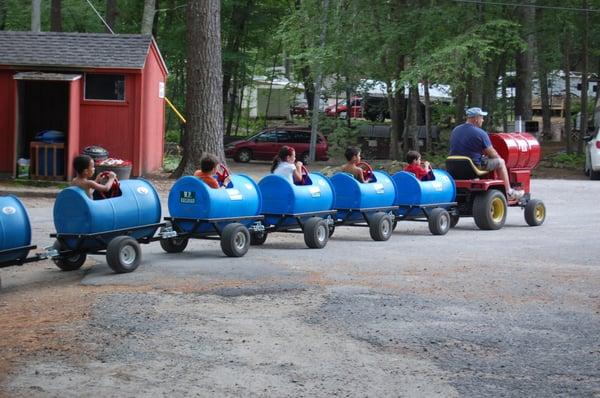 Barrel Train Rides