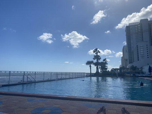 Pool and ocean