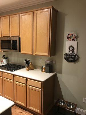 Finished kitchen restoration after TJ Baker Construction completed their work.