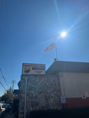 Moose Lodge Sign