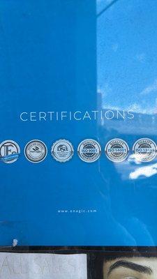 Water qualify association  Gold seal certificate