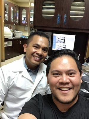 With Doc Vic!!!! Thank you always for my beautiful smile!!!