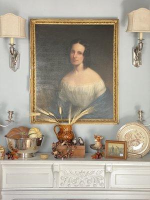 Timeless Fall  Mantel