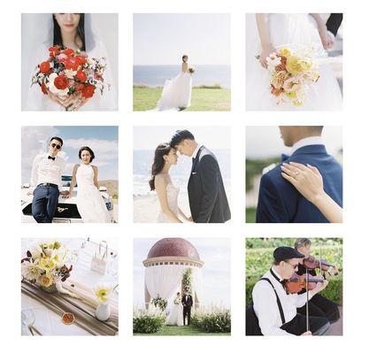 The beautiful photos on their page of Wedding Sparrow!