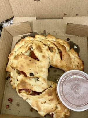 Meat calzone