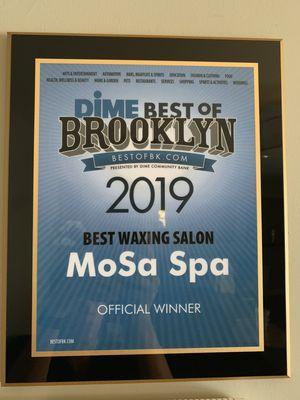 Best Waxing Salon in Brooklyn Award