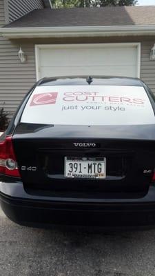 If you see this car, wave to our District Manager Janell.