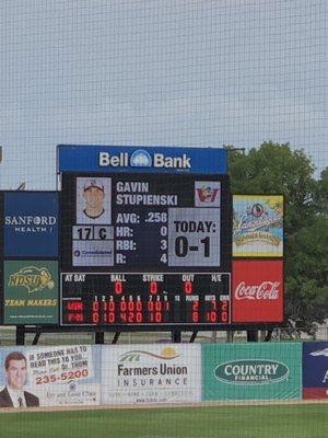 8-2 win for the home team. 7/8/18