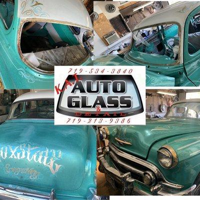 We still install and find glass for your vintage needs as well