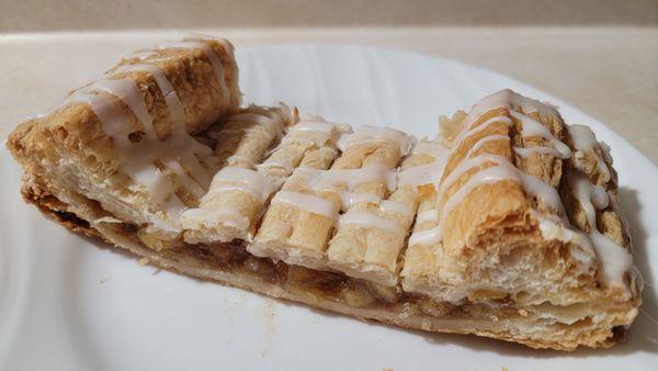 French Pastry Apple Slice: Flaky pastry filled with apples - Loved the sticky, sweet apple filling!