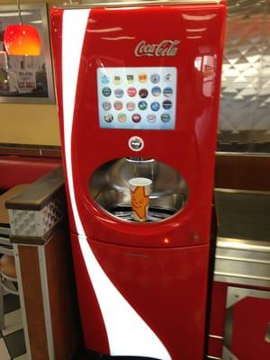 Kick'en soda machine!  Love it!