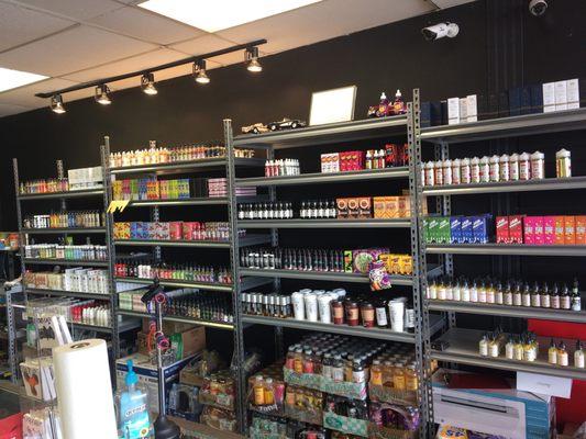 Huge selection of premium juices, only the best flavors are sold here