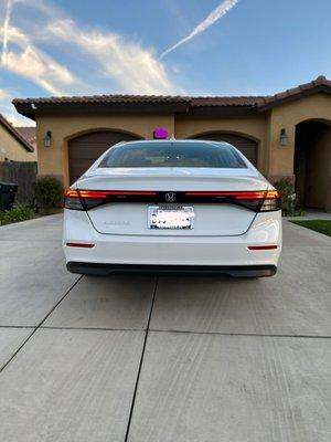 My sons First car 2023 Honda Accord he absolutely loves it!! I told him i need to drive it to see how the simple folk live Haha!!