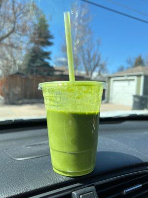 Paradise Found: Coconut Mylk, Pineapple, Banana, Spinach, Chard, Kale, Protein