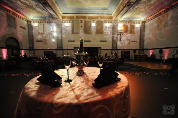 Our grand ballroom, perfect for weddings, parties, or other special events.