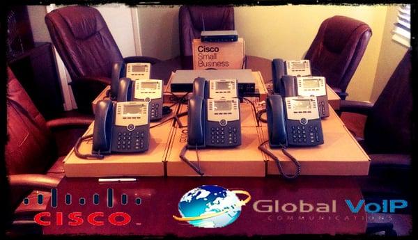 Cisco Hybrid VoIP / PSTN Enterprise Phone System.